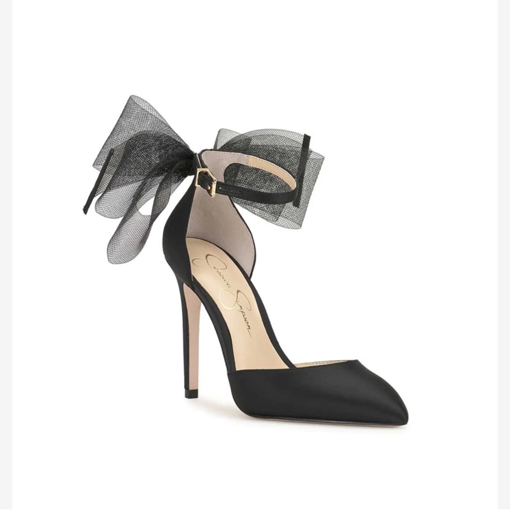 Jessica Simpson Heels with bow with the original box. - Picture 4 of 11